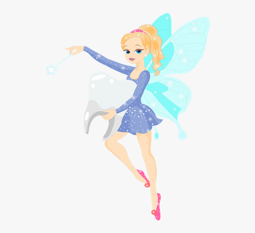 Fairy, Vector Girl, Magic, Girl, Cartoon, Cute, Fantasy - My First Tooth, HD Png Download