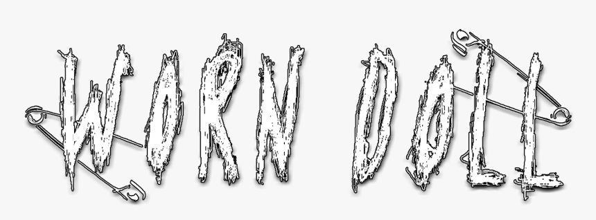 Transparent Worn Png - Sketch, Png Download