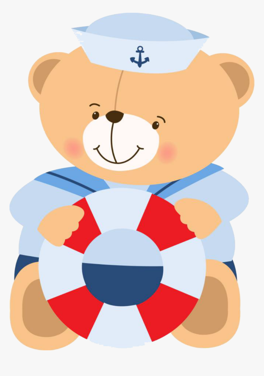Transparent Bear Clip Art - Urso Marinheiro, HD Png Download