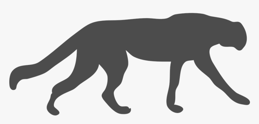 Wildcat, Cougar, Leopard, Cheetah, Animal, Cat, Feline - Cheetah Silhouette, HD Png Download