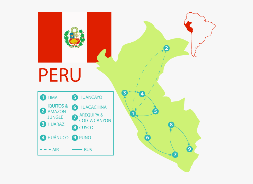 Perumap Map - Peru, HD Png Download