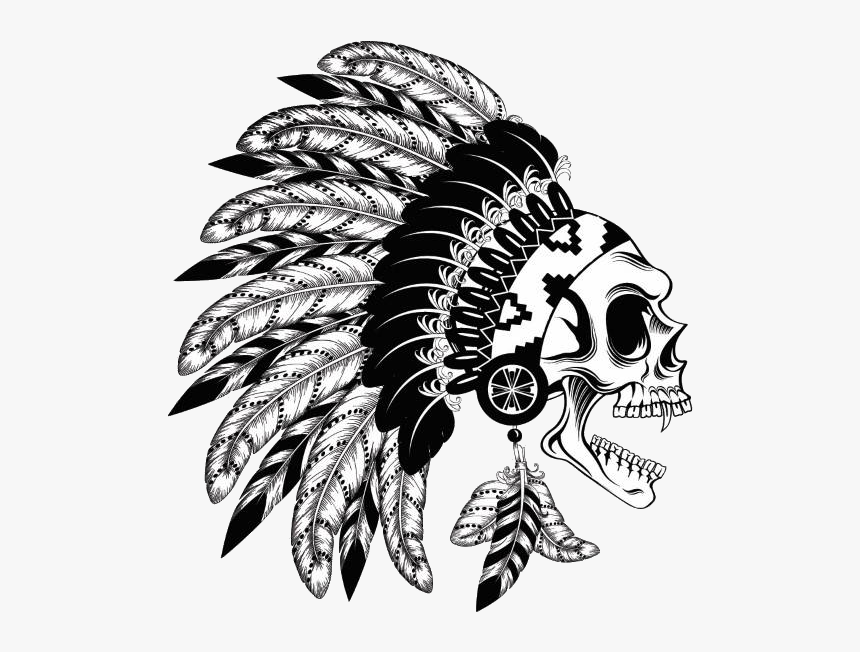 American Indians Png Image - Transparent Indian Skull Png, Png Download