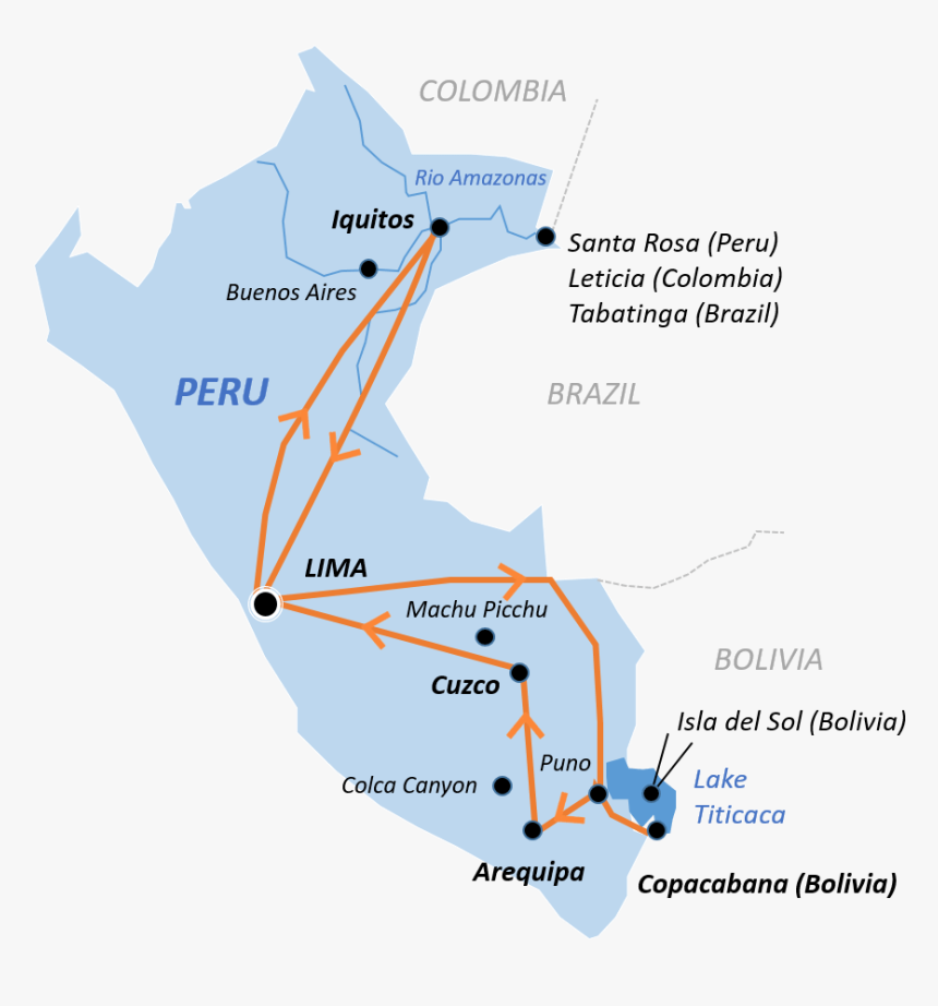 Peru Itinerary, HD Png Download