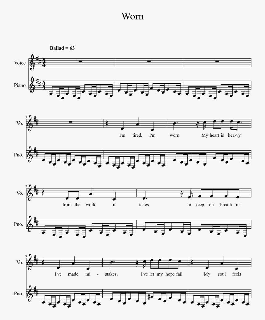 Cherry Blossom Ending Sheet Music, HD Png Download