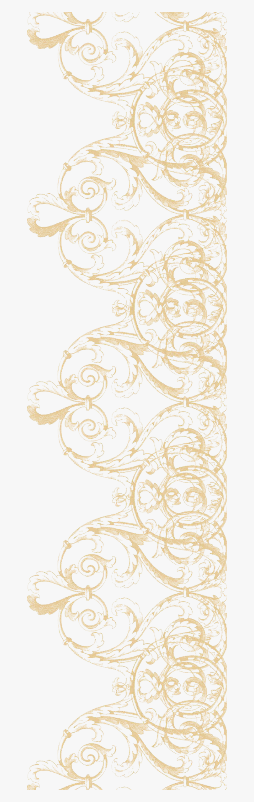 Vintage Lace Borders Clipart - Lace Border Clipart Png, Transparent Png