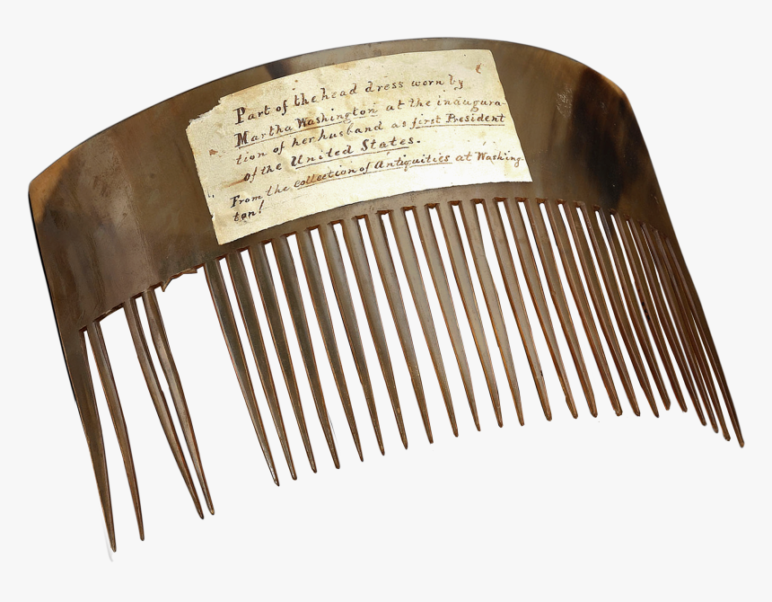 Martha Washington S Hair Comb - Tool, HD Png Download