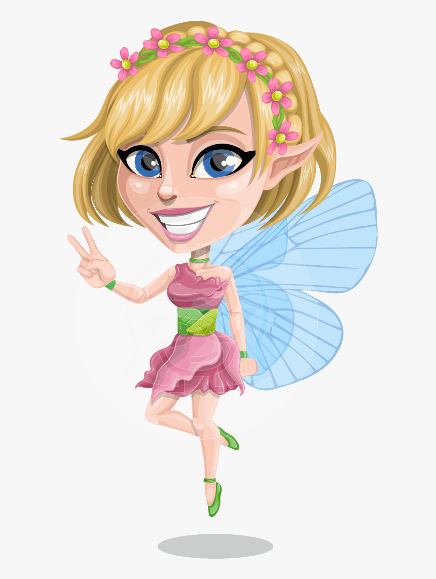 Blonde Fairy Cartoon Vector Character Aka Tally The - Cartoon Money Fairy, HD Png Download