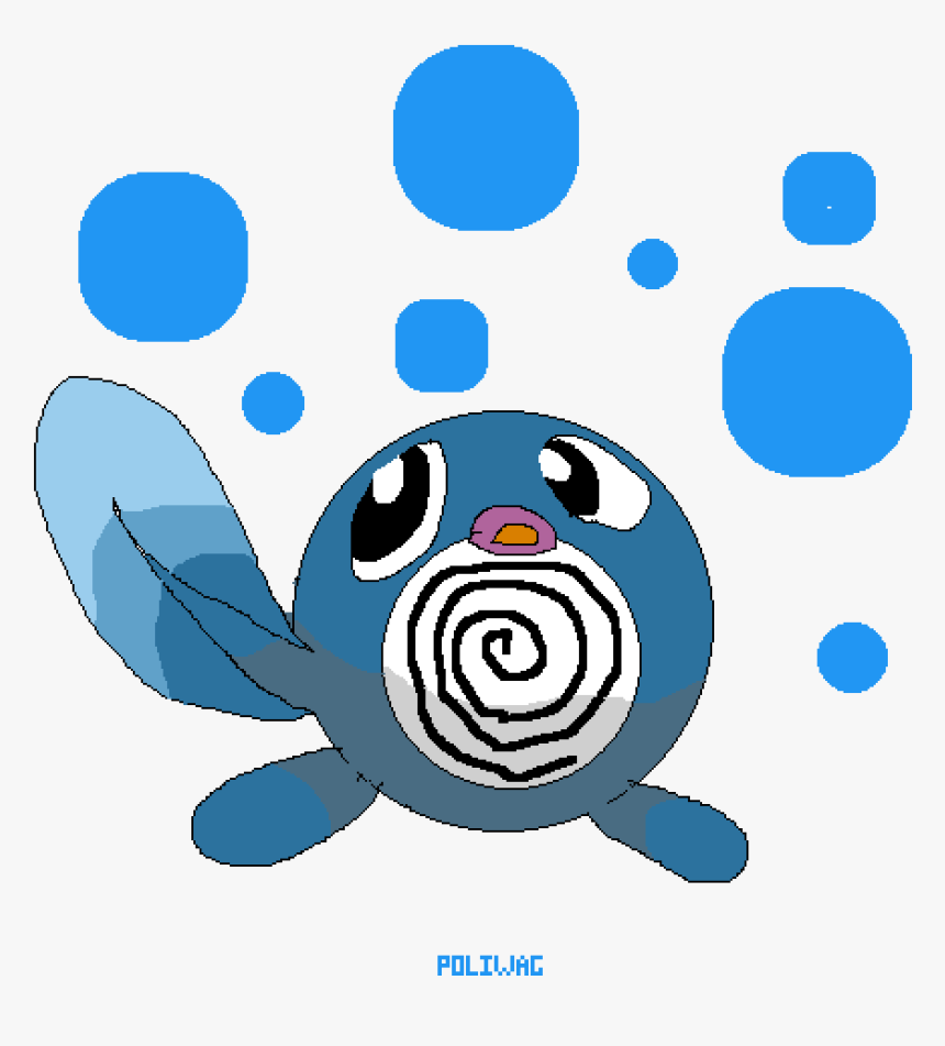 Pokemon Poliwag - Circle, HD Png Download