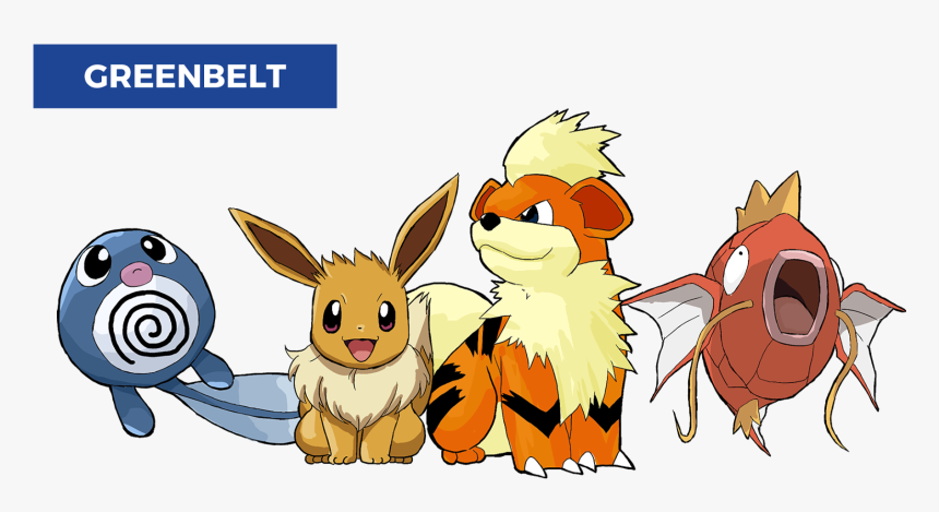 Almost Always A Growlithe Will Spawn Under The Pokegym - Pokemon Poliwag, HD Png Download