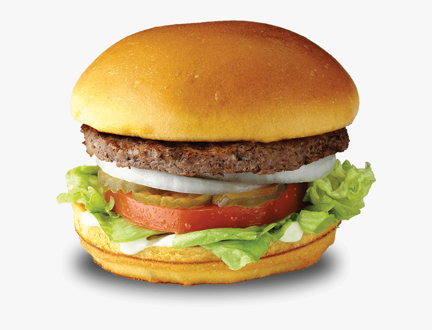 Transparent Burger King Mascot Png - Cheeseburger With Lettuce Tomato And Onion, Png Download