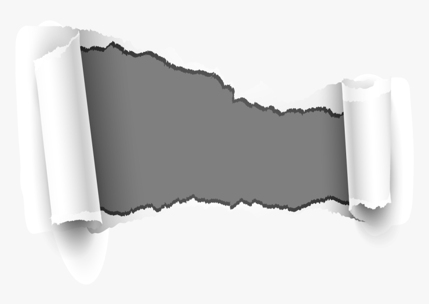 Paper Tear Vector - Tear Effect, HD Png Download