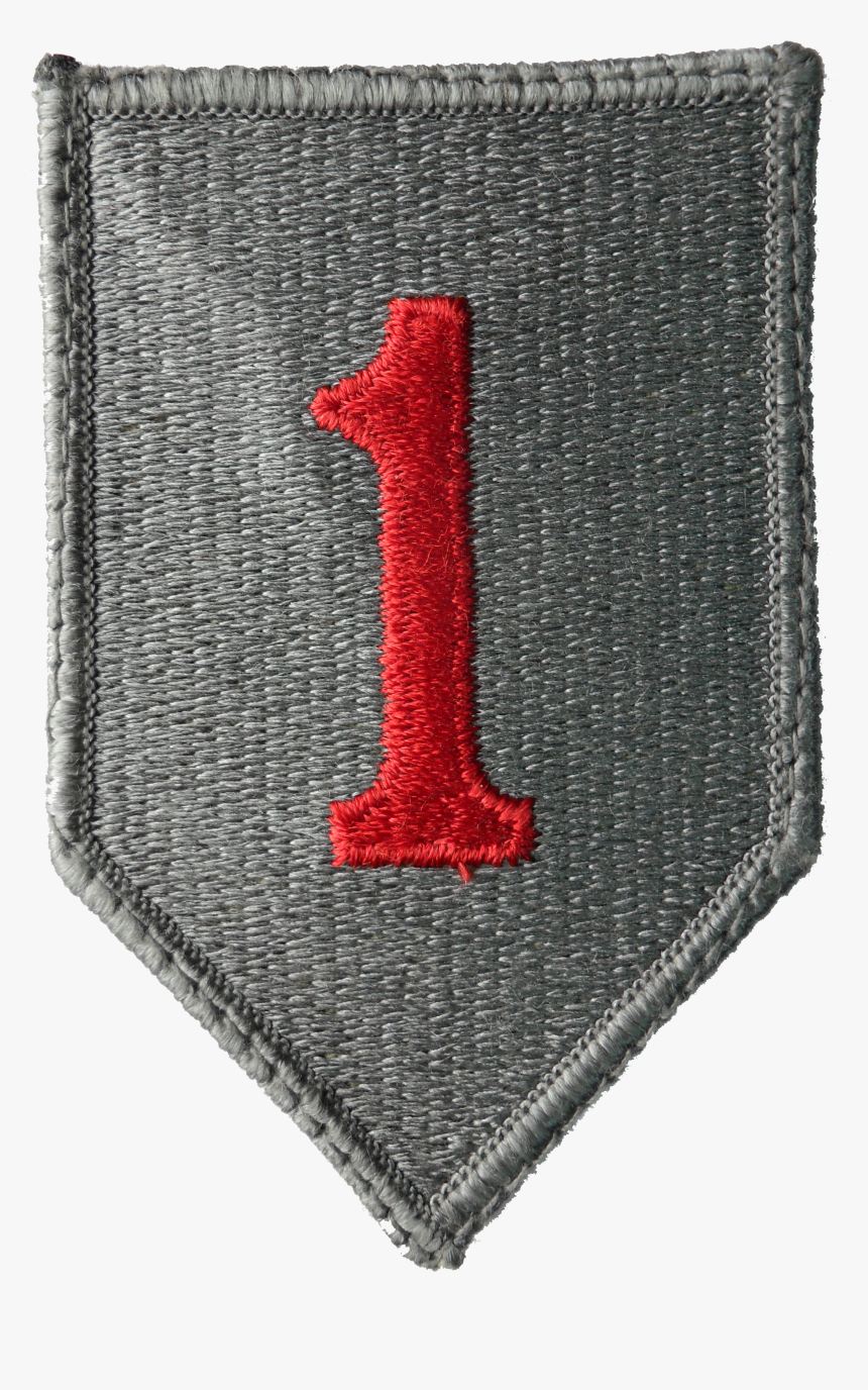 1st Id Acu Full Color Shoulder Sleeve Insignia - Big Red One, HD Png Download