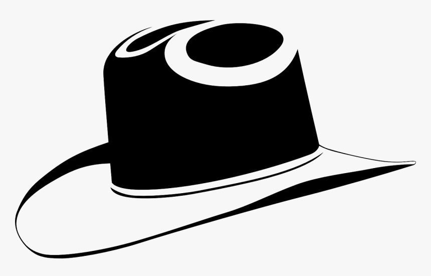 Black Cowboy Hat Clip Art, HD Png Download