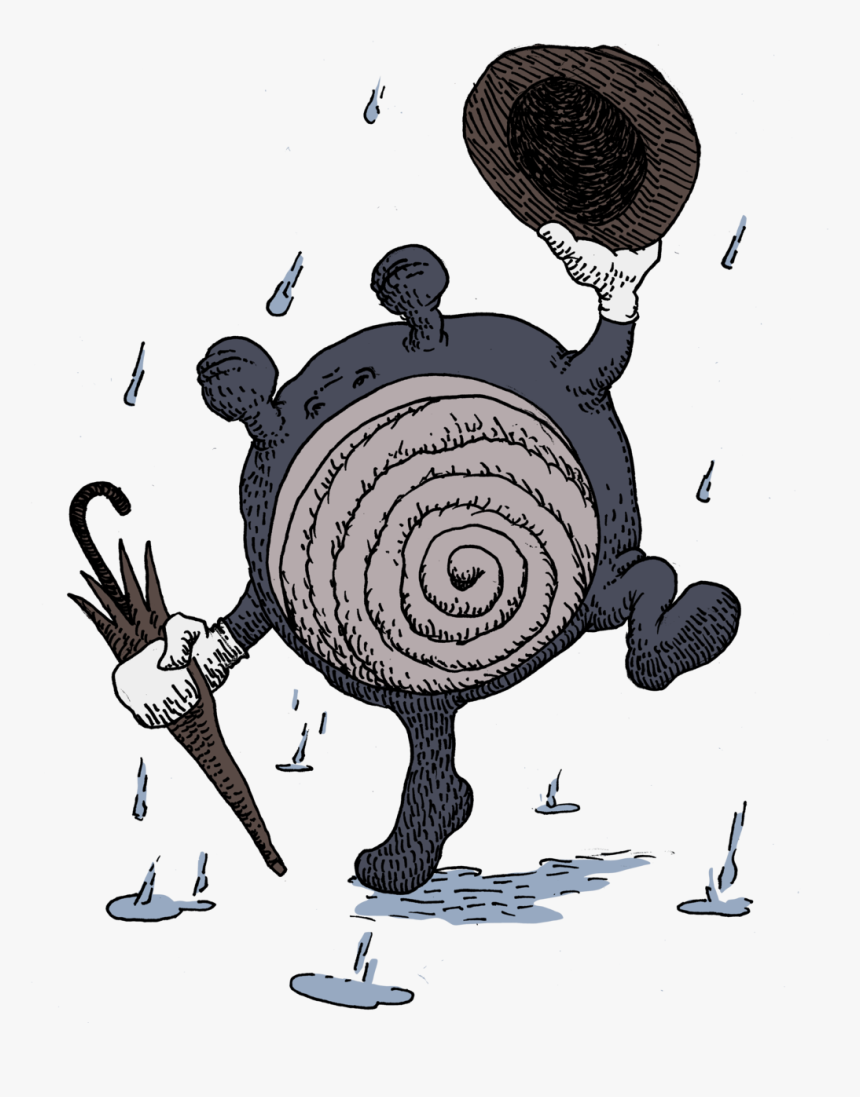 Polywhirl Used Rain Dance By Cilios - Illustration, HD Png Download