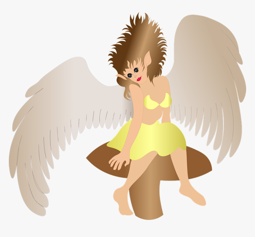 Fairy, Angel, Fantasy, Girl, Wings, Elf, Magic, Female - Cartoon, HD Png Download