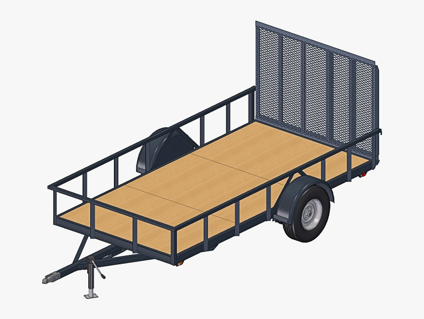 6 X 12 Utility Trailer Plans - Trailer Plans, HD Png Download