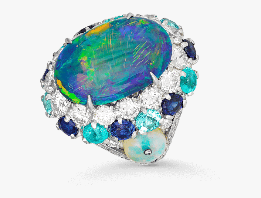 Opal Ring 11091152 W1 Copy - Opal, HD Png Download