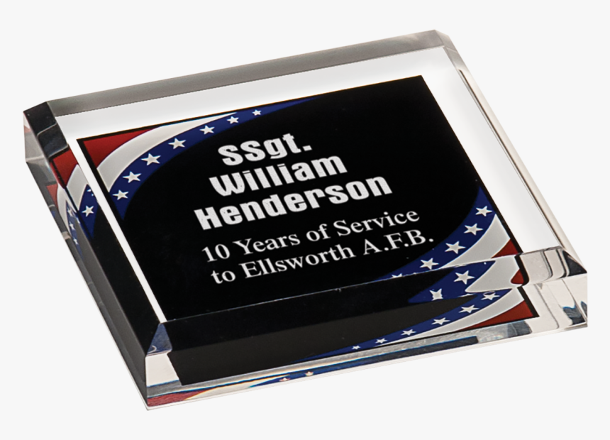 Stars & Stripes Acrylic Paperweight - Australia Day, HD Png Download