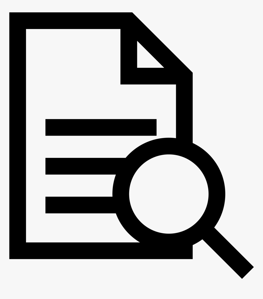 Data Tag Icon , Png Download - Magnifying Glass Document Icon, Transparent Png