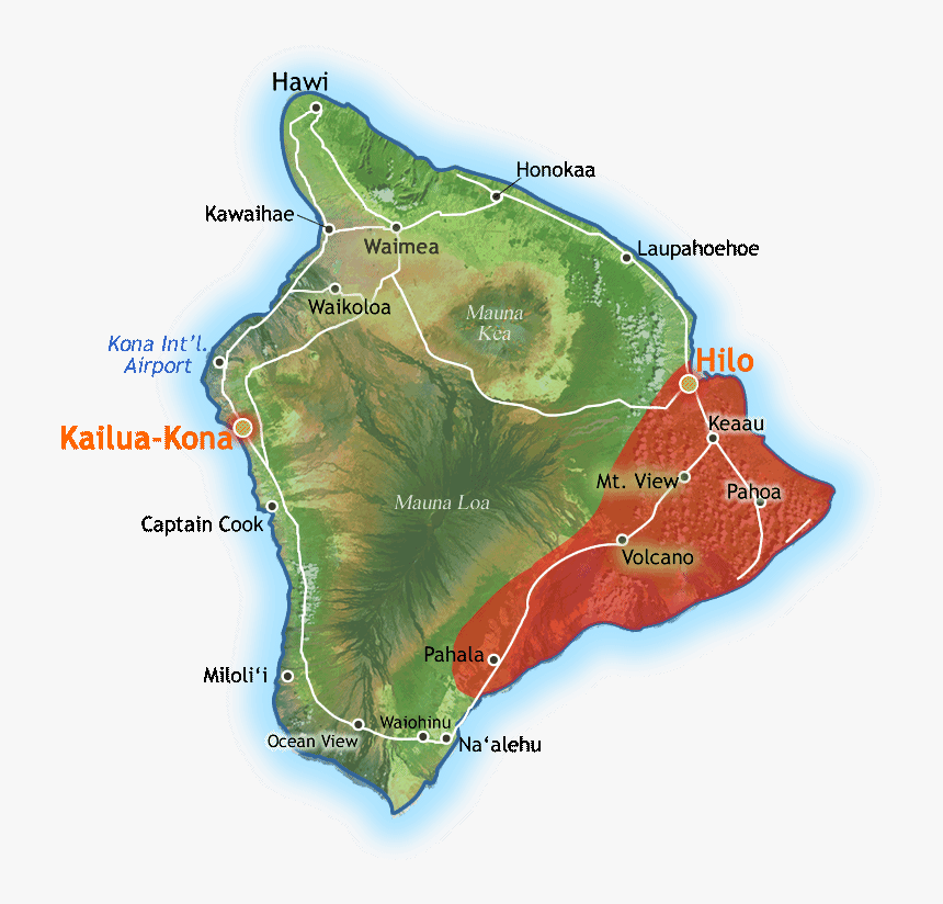 Big Island Of Hawaii, HD Png Download