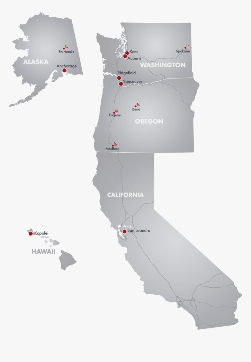 Ppg Locations - Alaska Map, HD Png Download