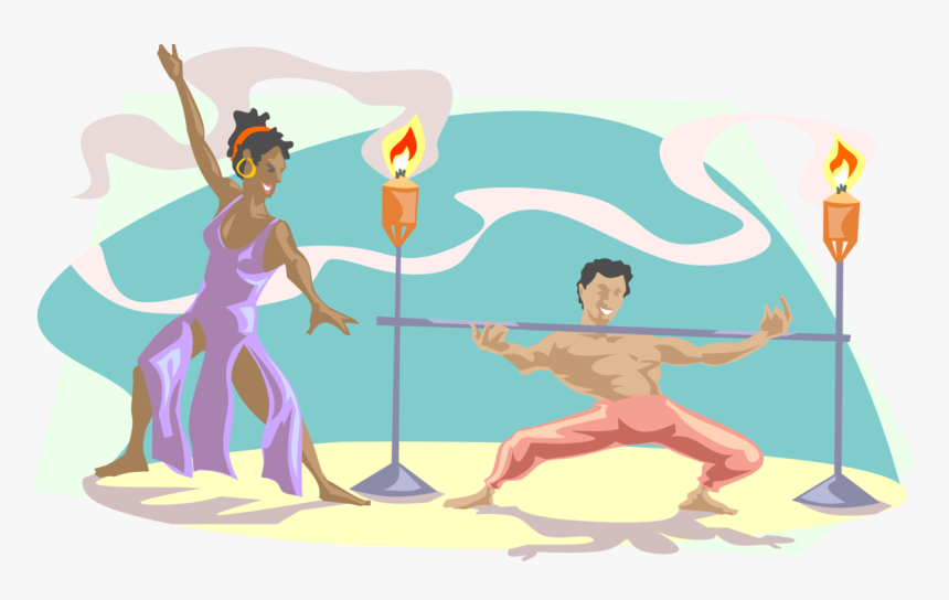 Vector Illustration Of Limbo Dancer Dances Traditional - Limbo Clipart, HD Png Download