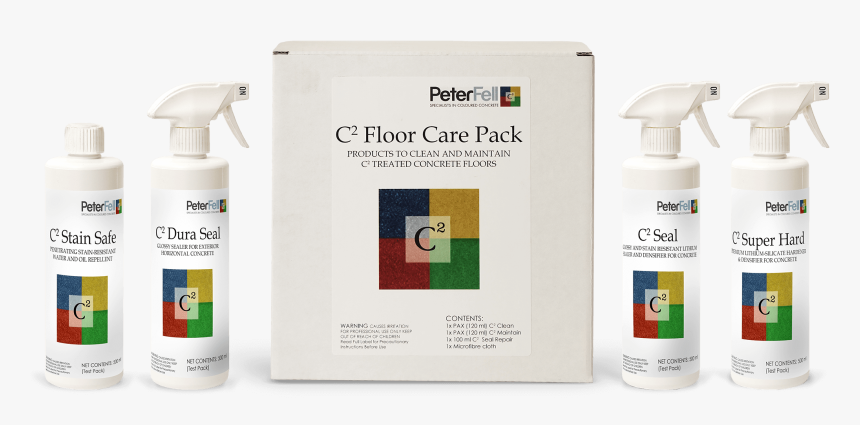 C2 Floor Care Pack To Look After Your C2 Polished Concrete - Bottle, HD Png Download