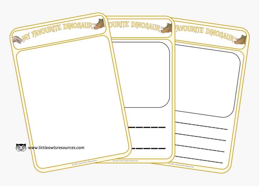 My Favourite Dinosaur Cover - Paper, HD Png Download