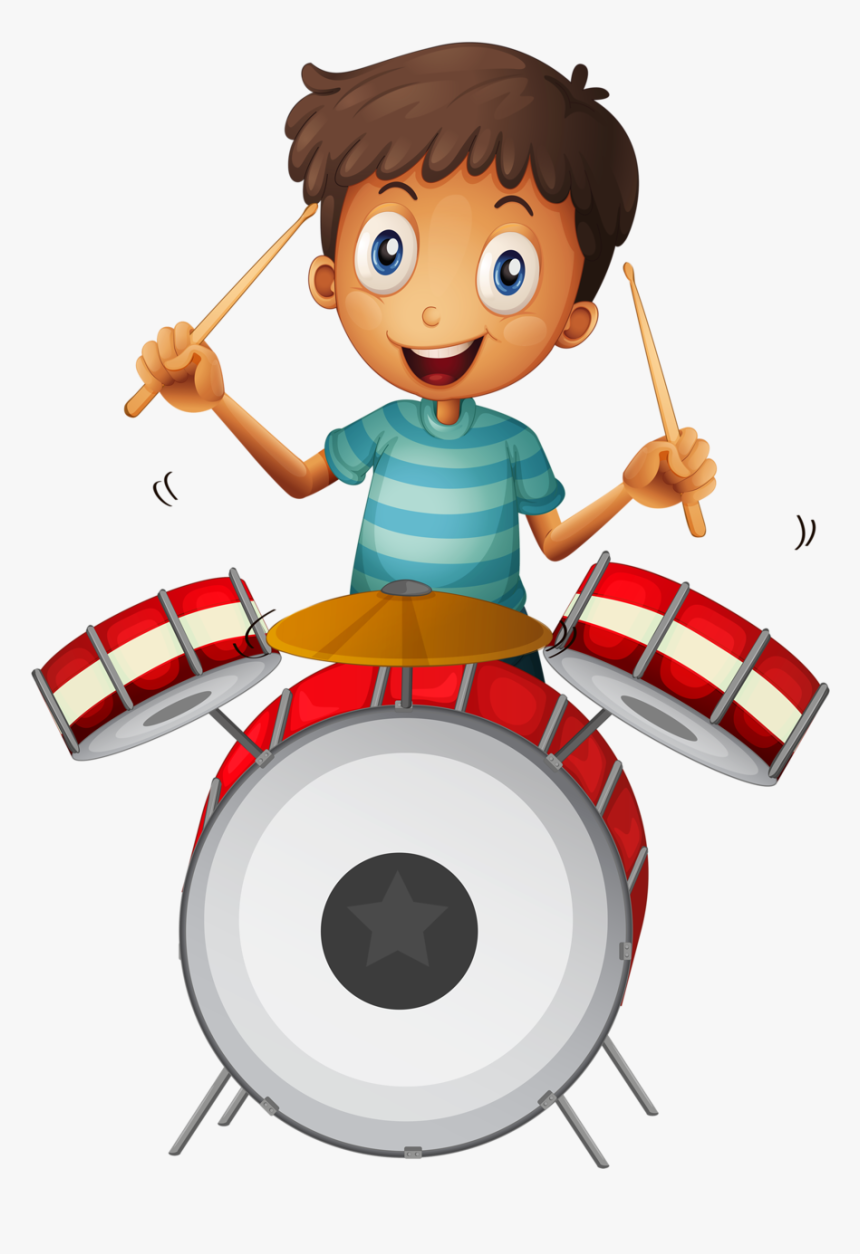 Png Pinterest Album - Boy Drumming Clipart, Transparent Png
