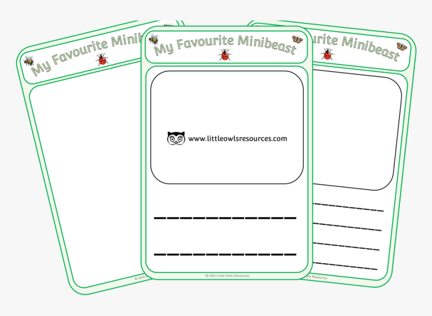My Favourite Minibeast Cover - Minibeast Writing Activities Eyfs, HD Png Download