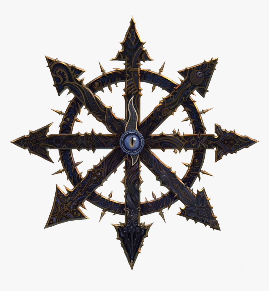 Chaos Space Marines - Chaos Star Of Tzeentch, HD Png Download