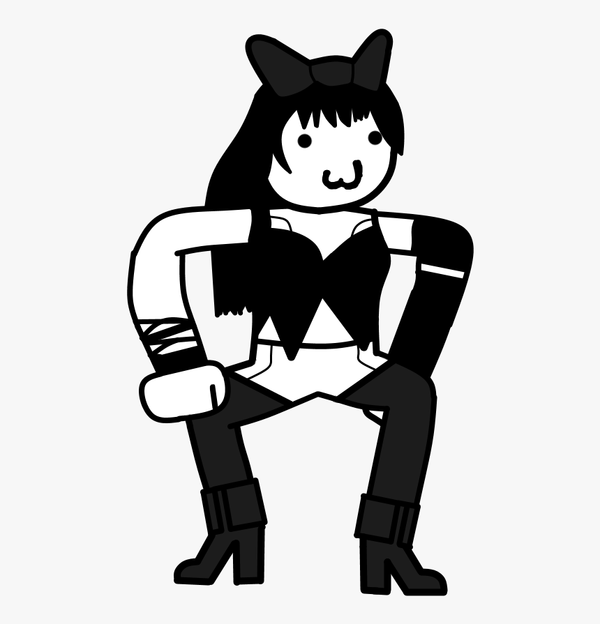 Cat Blake Belladonna Dog White Black Black And White - Shellnut, HD Png Download