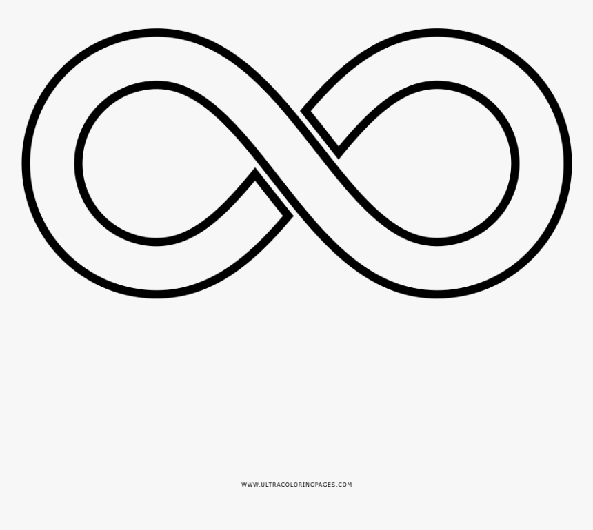 Regla De Las Tres Erres Clipart , Png Download - Infinity Symbol Coloring Page, Transparent Png
