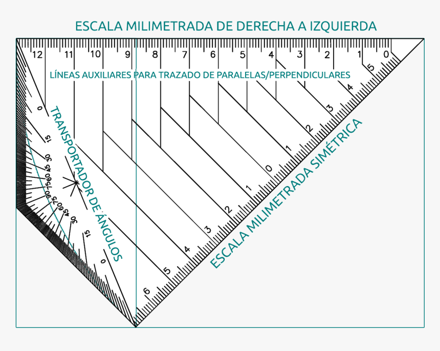 Vertina - Escuadra Para Trazar Paralelas, HD Png Download