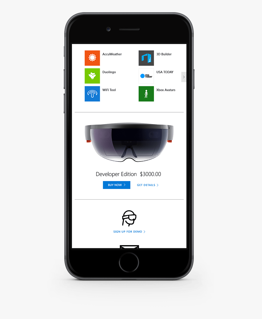 Hololens Mobile Layout Mobile Device Manager Plus Kiosk Mode, HD Png