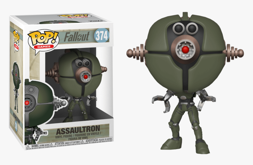 Transparent Vault Boy Png - Fallout Assaultron Pop, Png Download