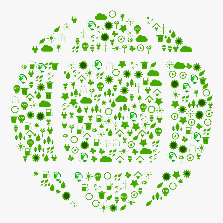 Green Ecological Globe Icons, HD Png Download