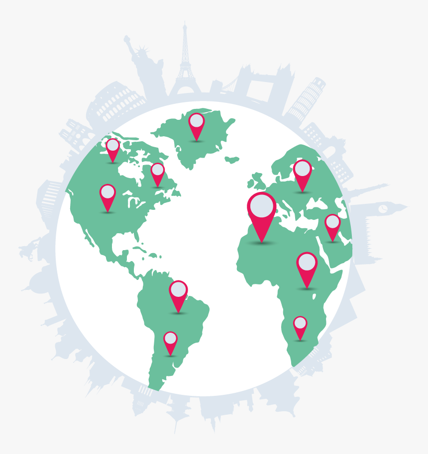 World Map Simpel, HD Png Download