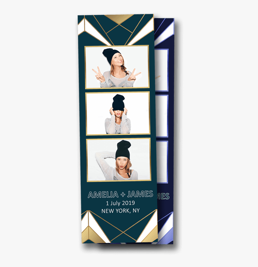 Geo Glimmer Photostrips - Poster, HD Png Download