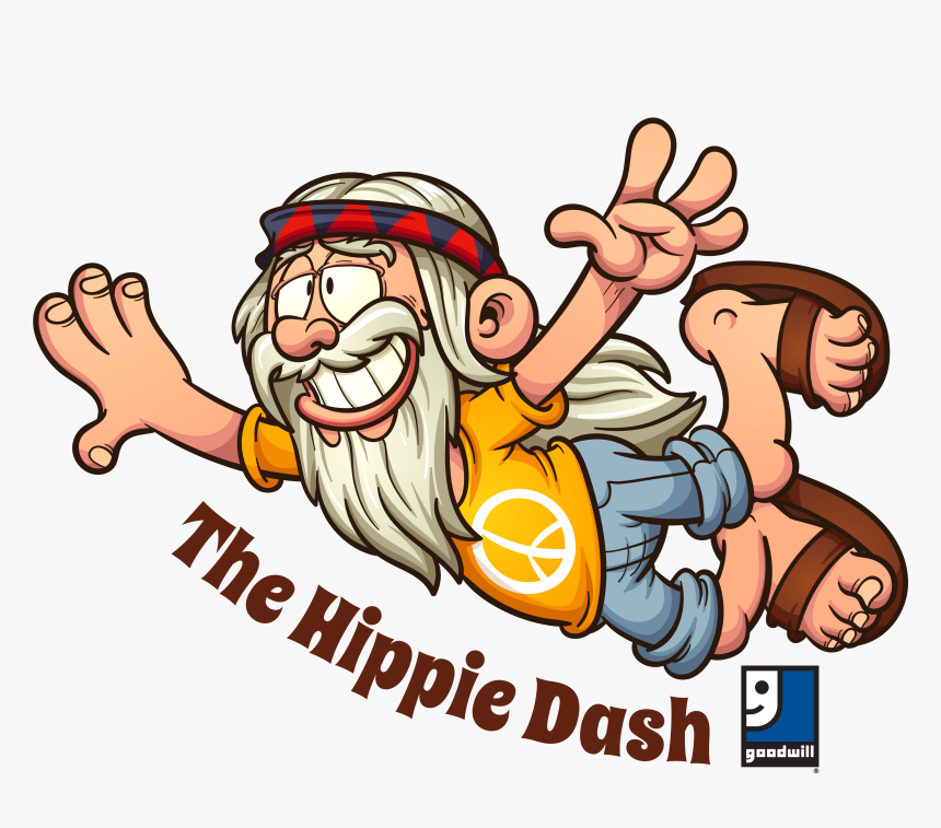 Transparent Hippie Png - Flying Hippie, Png Download