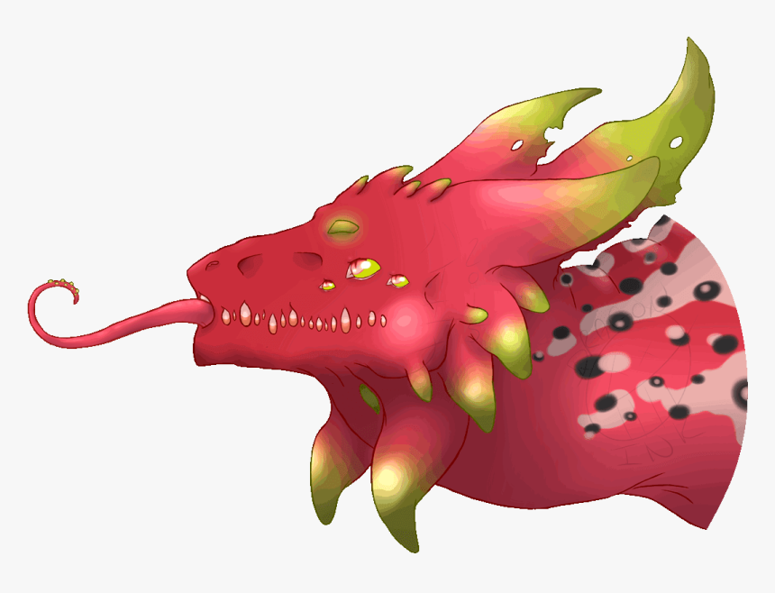 Clipart Dragon Realistic - Fruit Carving Dragon Fruit, HD Png Download
