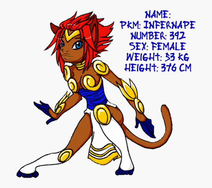 Infernape Auction Adoptable [closed] - Cartoon, HD Png Download