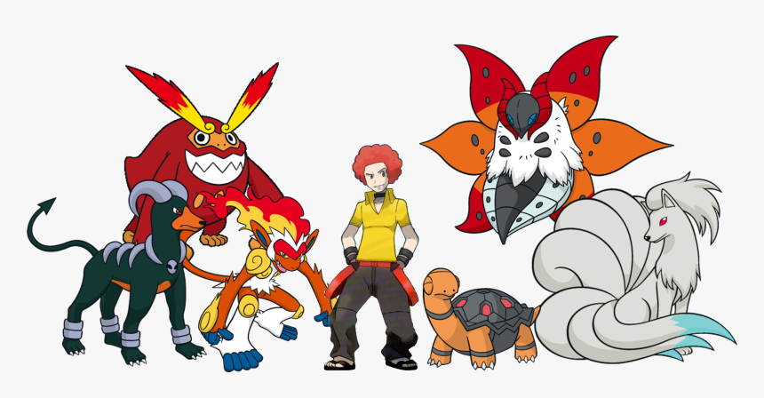 Fire Type Gym Leader 
 
le Infernape, HD Png Download