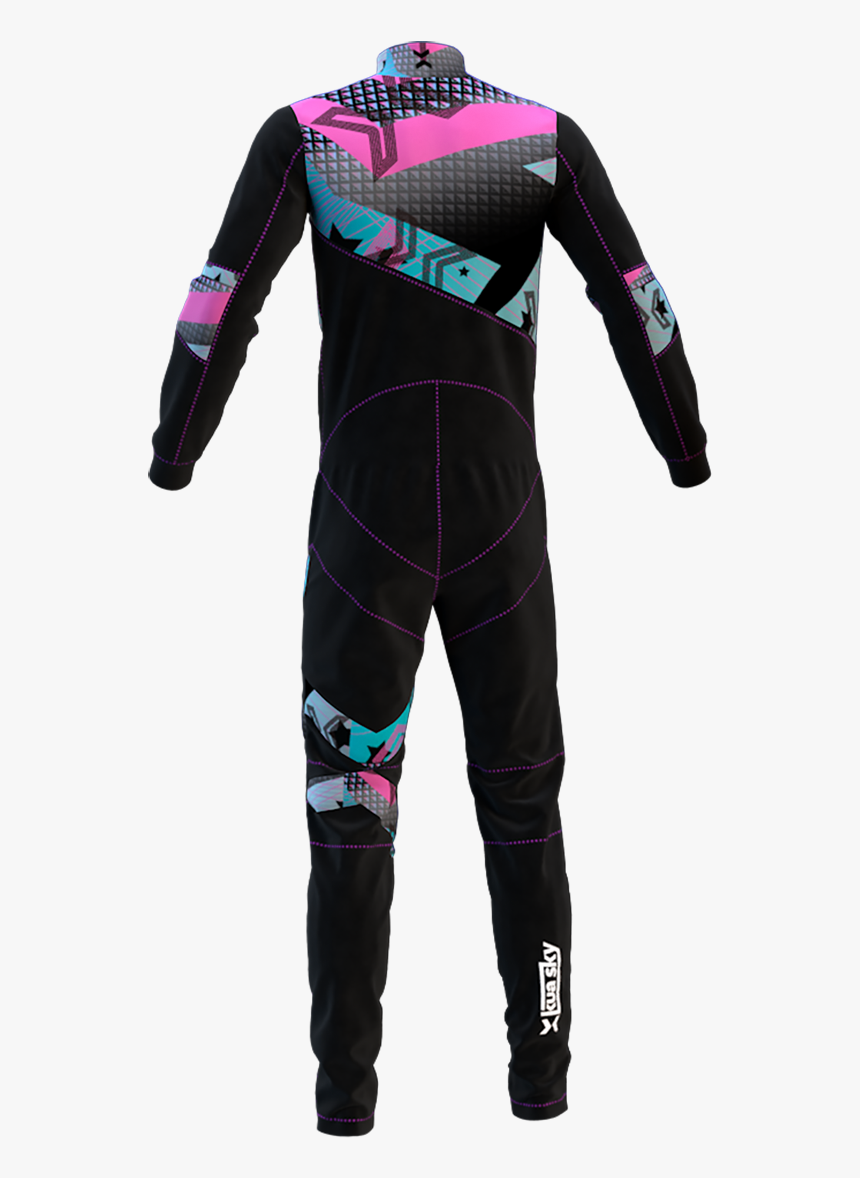 80s Party Jumpsuit Back - Dry Suit, HD Png Download