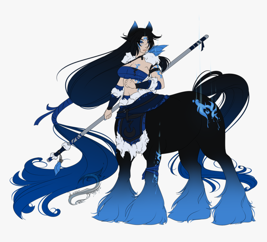 “ My Centaur Cleric Nemia For My 5e Game - Cartoon, HD Png Download