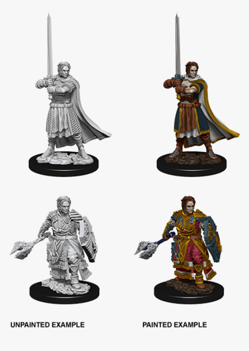 Male Human Fighter Miniature, HD Png Download