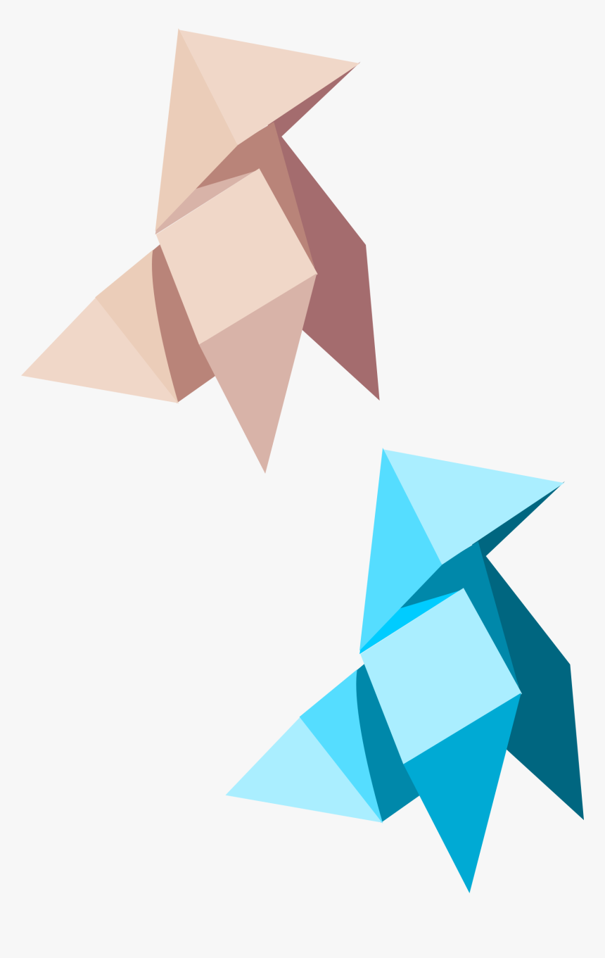 Birdie Paper Svg Clip Arts - Pajarita Origami Clipart, HD Png Download