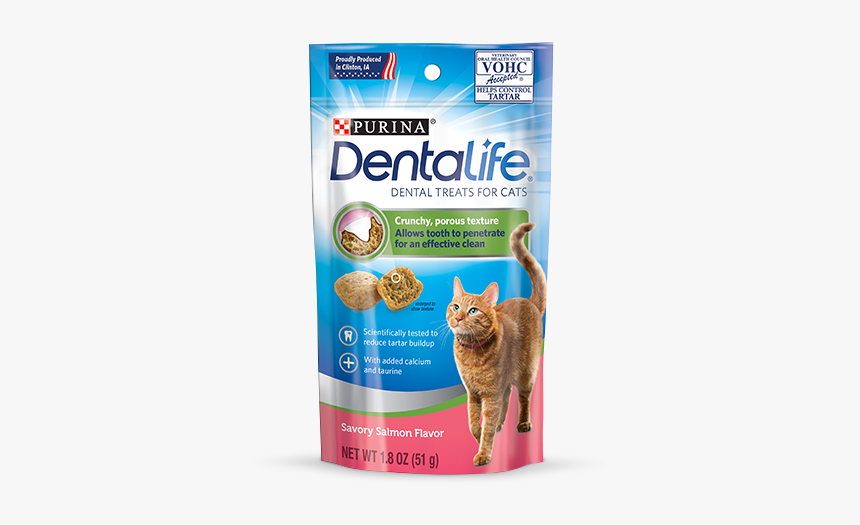 Salmon Cat Dental Treats - Dentalife Cat, HD Png Download