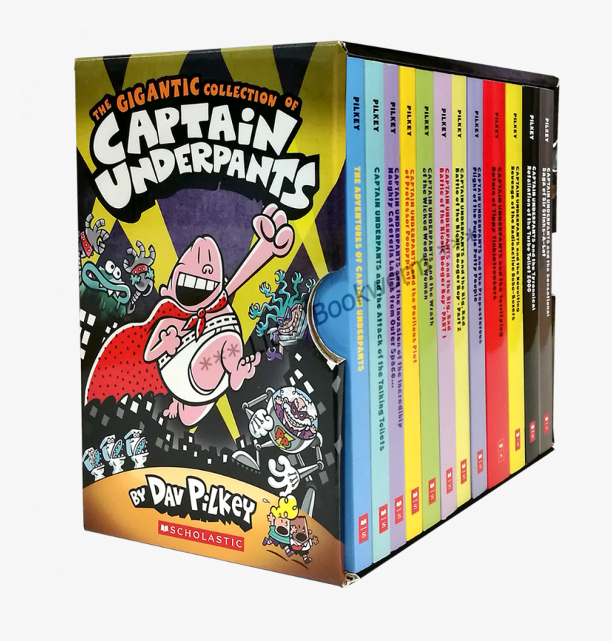 The Gigantic Collection Of Captain Underpants Itemprop - Gigantic Collection Of Captain Underpants, HD Png Download
