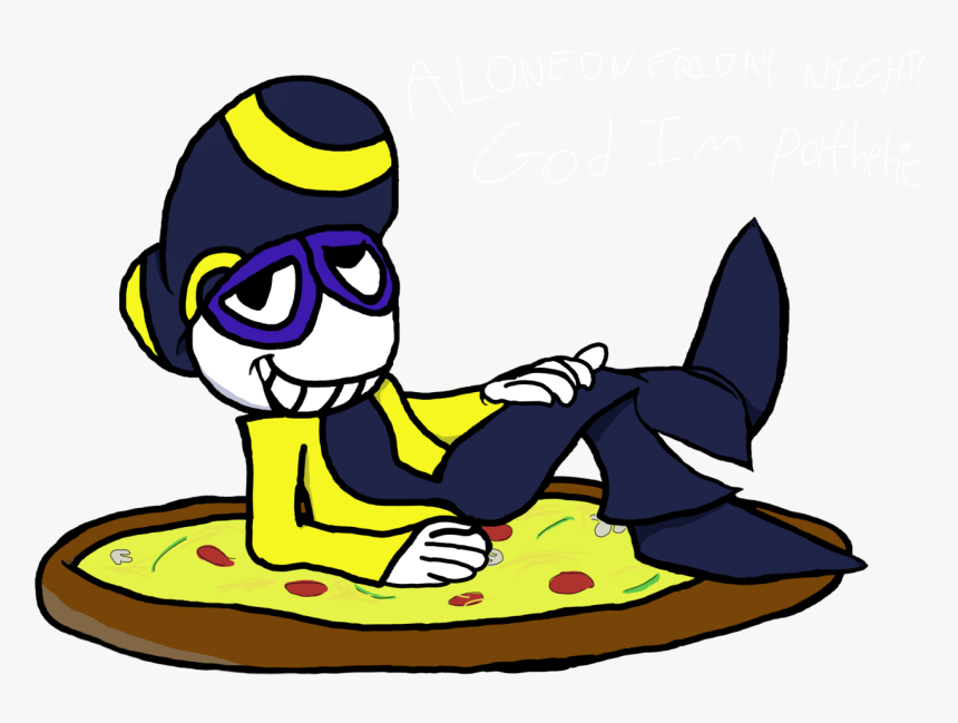Got Requested On Ifunny To Draw @pan-pizza Sitting - Cartoon, HD Png Download